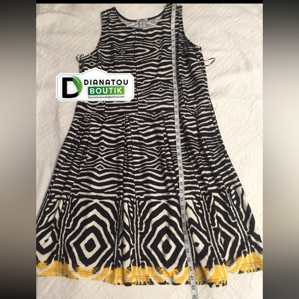 Last Exit Zebra Print Dress